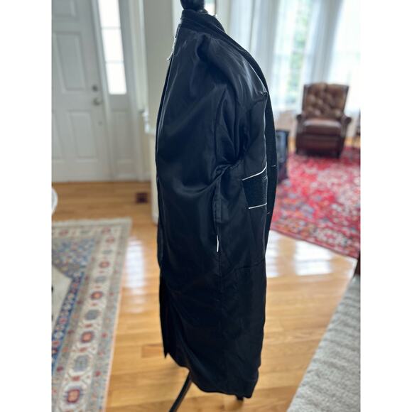 Pronto Uomo Marled Black Wool & Cashmere Blend Peacoat 42R - Picture 8 of 10